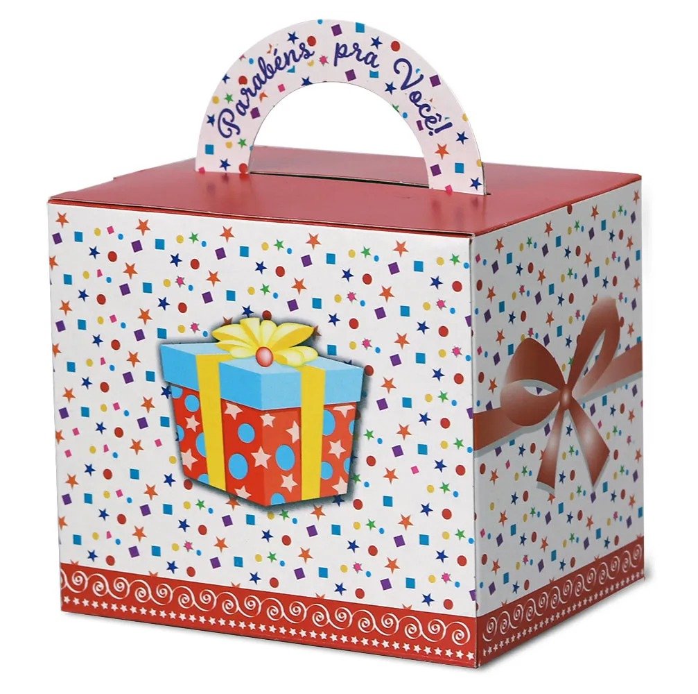 Caixinha para caneca aniversário