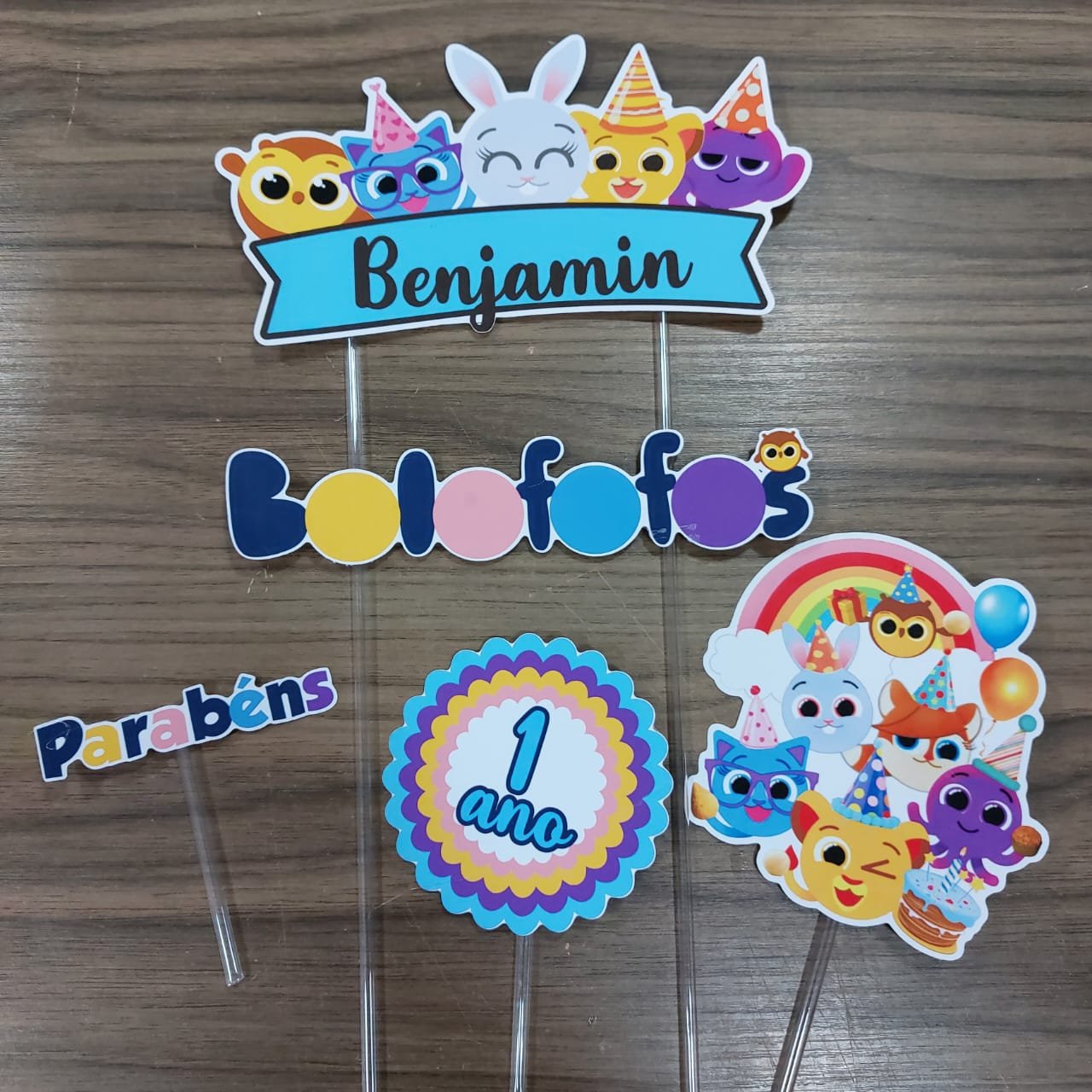 Topo de Bolo Personalizado