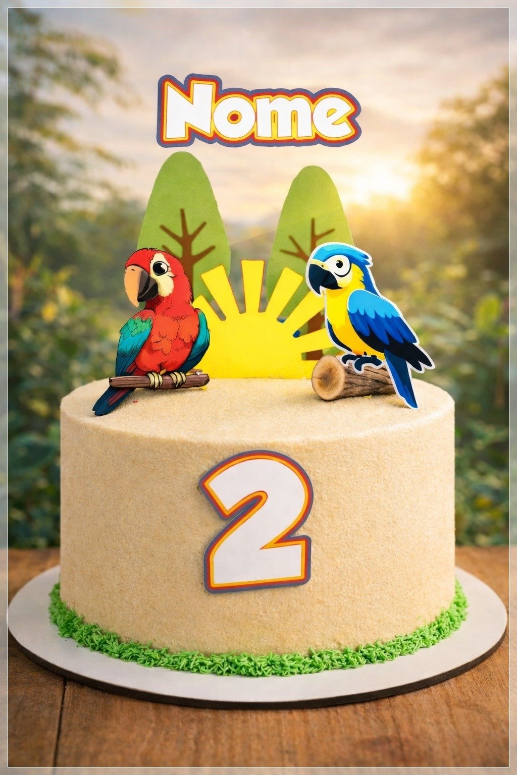 Topo de Bolo Personalizado - Imagem 6